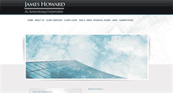 Desktop Screenshot of jameshowardcpa.com